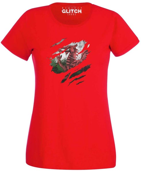 Women's Torn Wales T-Shirt Carousel 1
