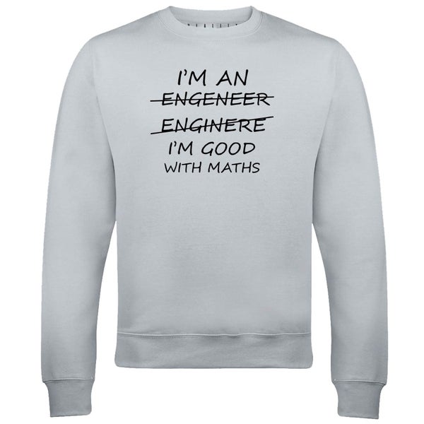 Men's I'm An Engineer Good At Maths Sweatshirt Carousel 1