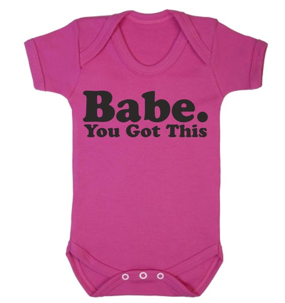 Babe, You Got This Babygrow Carousel 1
