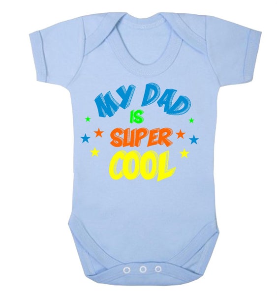 My Dad Is Super Cool Babygrow Carousel 1