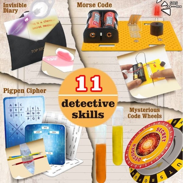 Volans Detective Training Science Kit - Secret Message STEM / DIY kit Carousel 2