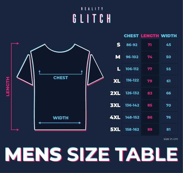 Reality Glitch EST. 1970 Birthday Celebration Mens T-Shirt Carousel 3
