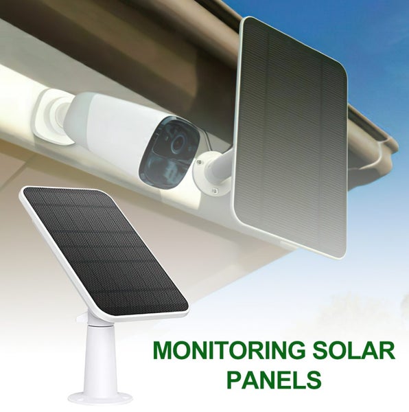Solar Panel Charger for eufy Cam 2/2 Pro/2C/2C Pro/SoloCam Cameras - White Carousel 2