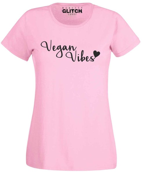 Women's Vegan Vibes T-shirt Carousel 1