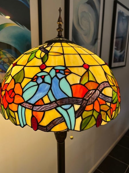New Design Handmade Tiffany Floor Lamp 40cm Shade Carousel 7
