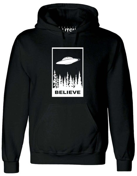 Reality Glitch Believe in UFOs Mens Hoodie Carousel 1