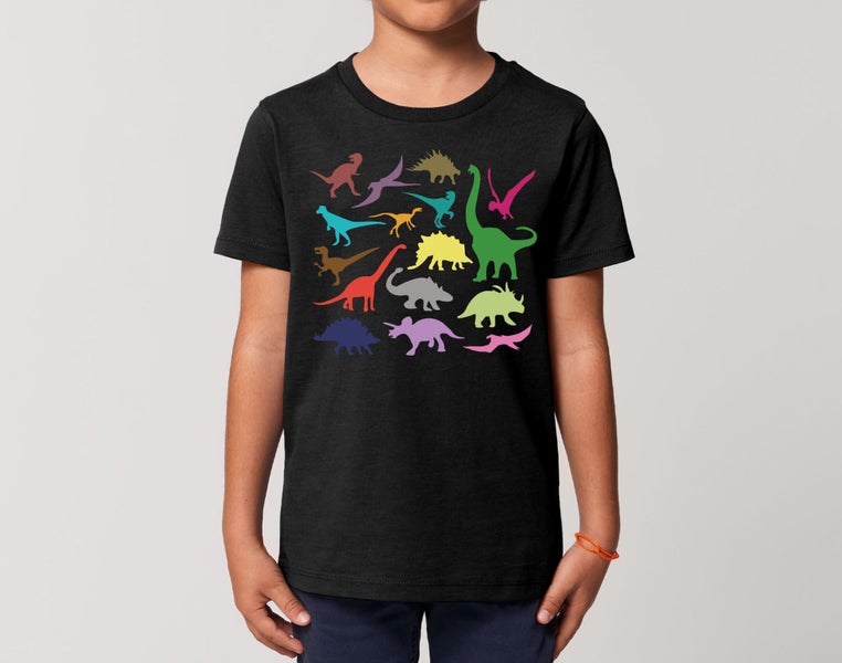 Reality Glitch Kids Just Dinosaurs T-Shirt Carousel 1