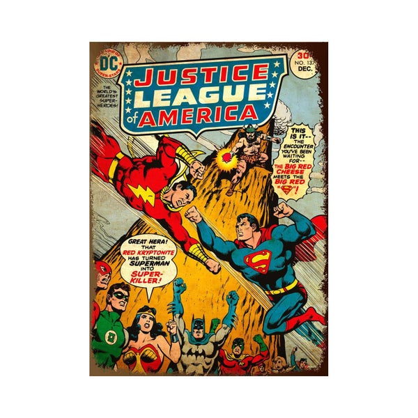 Disney Superhero marvel Comic Poster Tin Sign Metal Plaque Wall Decor Carousel 1