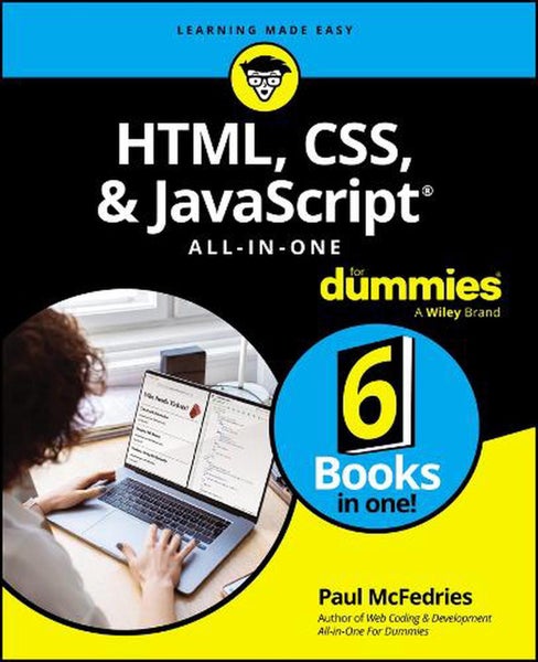 HTML, CSS, & JavaScript All-in-One For Dummies by Paul McFedries - Paperback Carousel 1