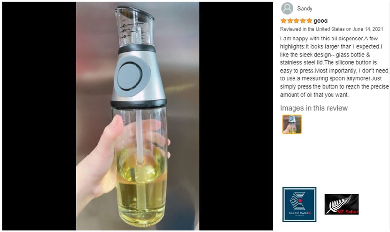 Glass food containers Storage Oil Sprayer Bottle *Over Stocked* Carousel 2