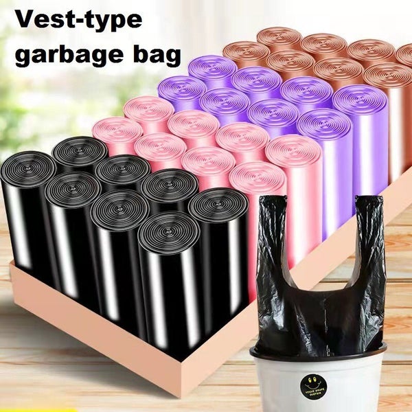 Increase Trash Bags Gallon Handle Tie Garbage Bags for Office Kitchen Carousel 1