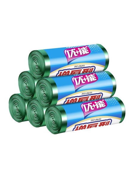 Increase Trash Bags Gallon Handle Tie Garbage Bags for Office Kitchen Carousel 6