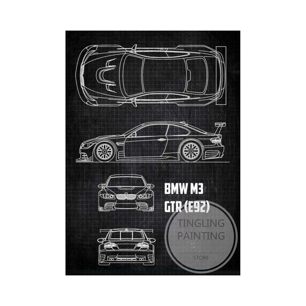 Patent Design Drawing of Car Structure Schematic Diagram Metal Tin Carousel 1