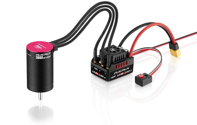 Hobbywing QUICRUN 10BL120 G2 Brushless ESC w/ 3652SL G2 Motor Carousel 1