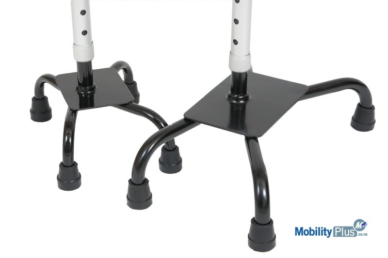 Quad Walking Stick - Adjustable with Large or Small Base Carousel 1