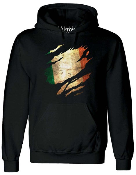 Men's Torn Ireland Hoodie Carousel 1