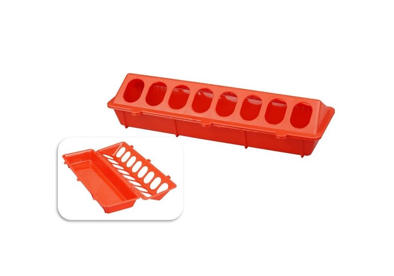 PTN 30cm Flip Top Chicks Poultry Feeder Hen Food Farming Trough Pet Chicken Carousel 1