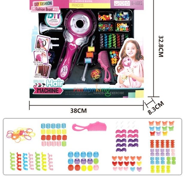 DIY Hair Electric Magic Weaving Toy Set Hair Braiding Device For Child Hair Bind Carousel 1