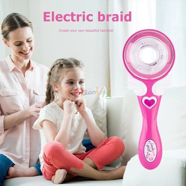 DIY Hair Electric Magic Weaving Toy Set Hair Braiding Device For Child Hair Bind Carousel 7