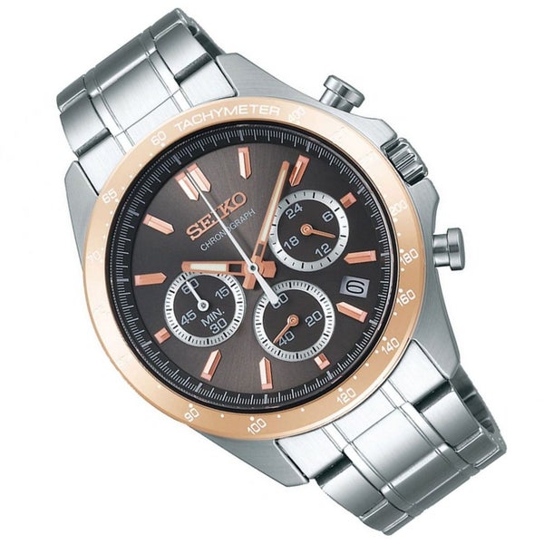 Seiko SBTR026 Spirit JDM Selection Brown Dial Chronograph Quartz Mens Watch Carousel 4