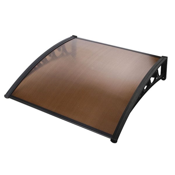 Window Door Awning Outdoor Door Canopy Patio Awning 1mx1.2m Diy Brown Carousel 1