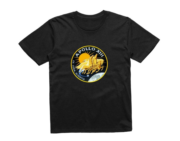 Reality Glitch NASA Apollo 13 Mission Crew Badge Logo Kids T-Shirt Carousel 1