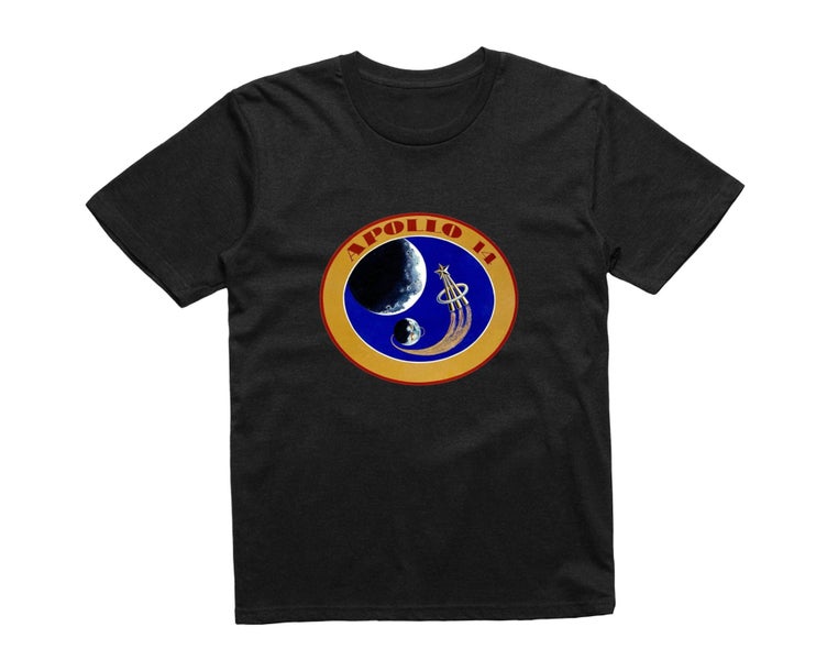Reality Glitch NASA Apollo 14 Mission Crew Badge Logo Kids T-Shirt Carousel 1