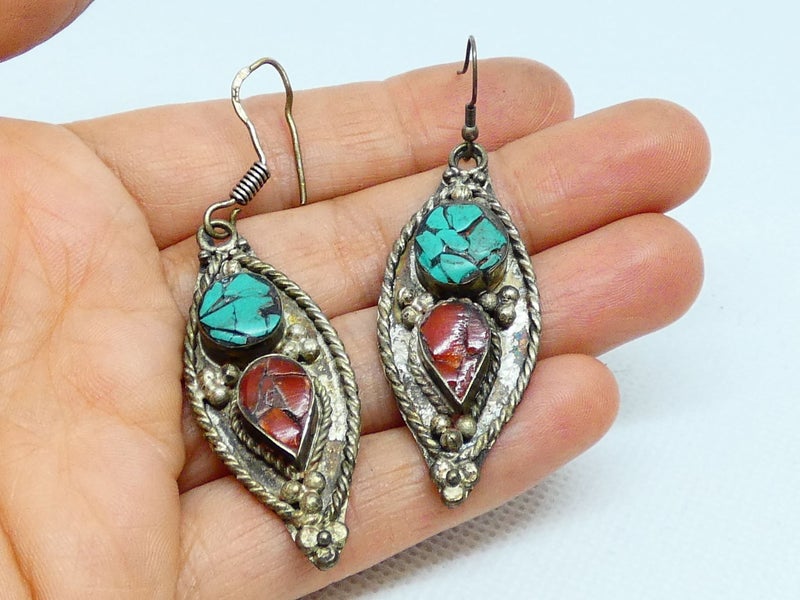 Afghan Earring, Handmade and Traditional Carousel 6
