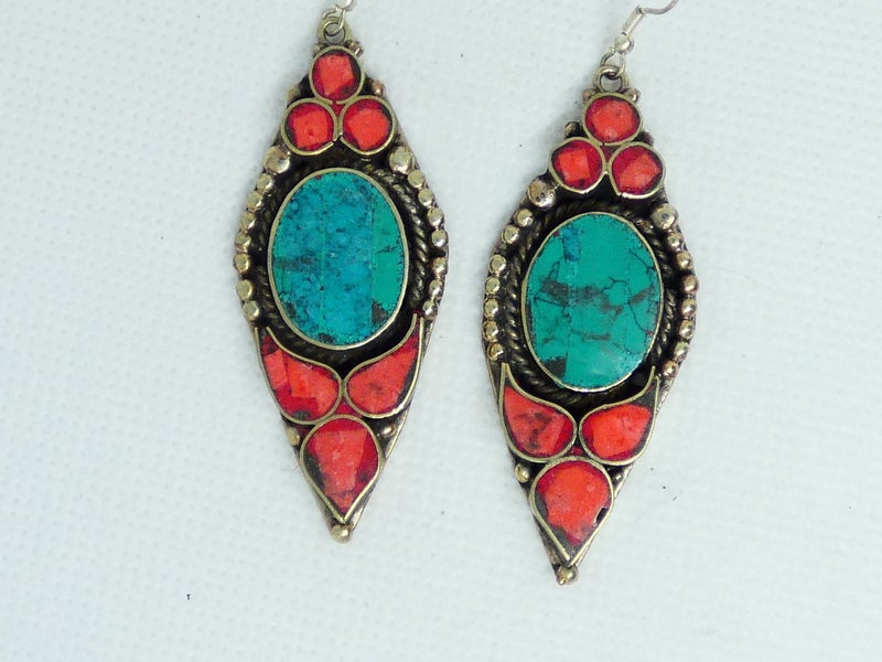 Nepalese Earring, Handmade and Traditional Carousel 2