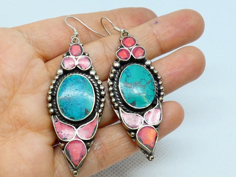 Nepalese Earring, Handmade and Traditional Carousel 8