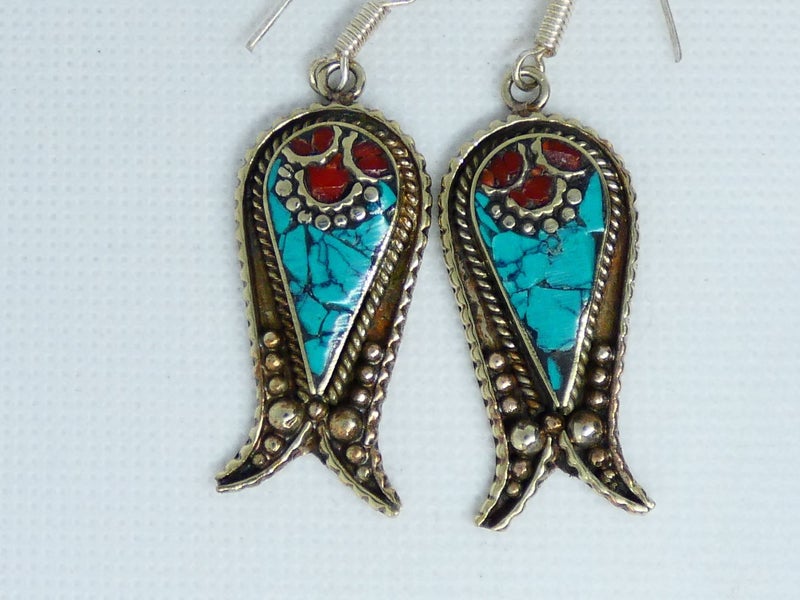 Nepalese Earring, Handmade and Traditional Carousel 2