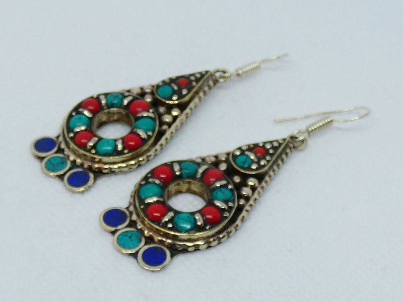 Nepalese Earring, Handmade and Traditional Carousel 1