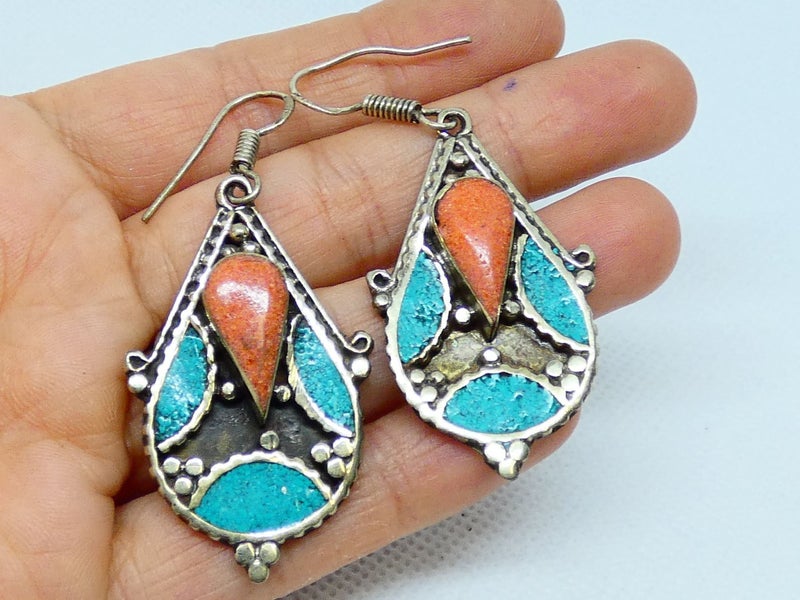 Nepalese Earring, Handmade and Traditional Carousel 7