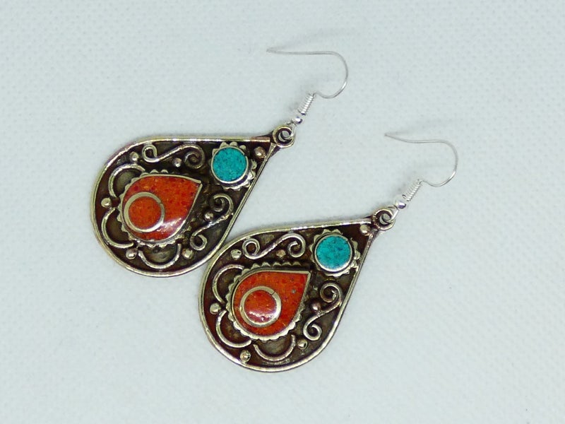 Nepalese Earring, Handmade and Traditional Carousel 1
