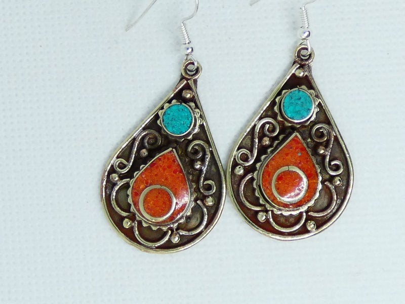 Nepalese Earring, Handmade and Traditional Carousel 2