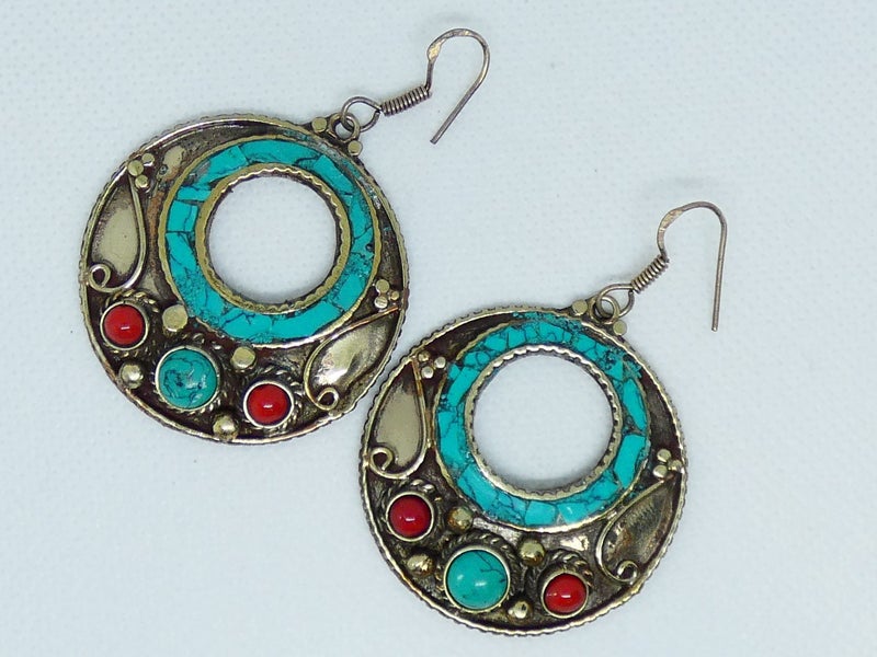 Nepalese Earring, Handmade and Traditional Carousel 1