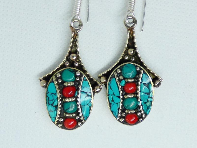 Nepalese Earring, Handmade and Traditional Carousel 2