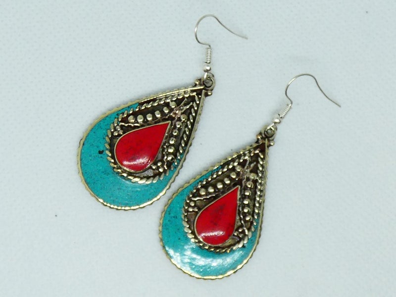 Nepalese Earring, Handmade and Traditional Carousel 1