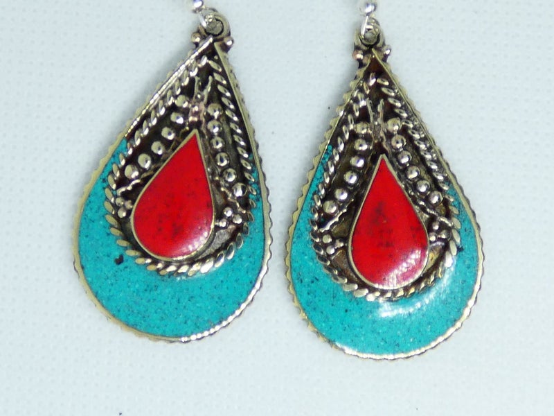 Nepalese Earring, Handmade and Traditional Carousel 2