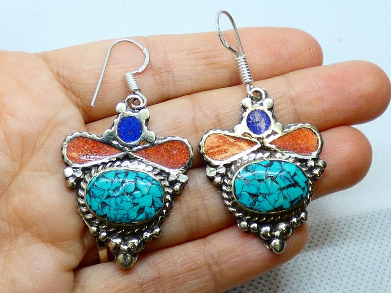 Nepalese Earring, Handmade and Traditional Carousel 9