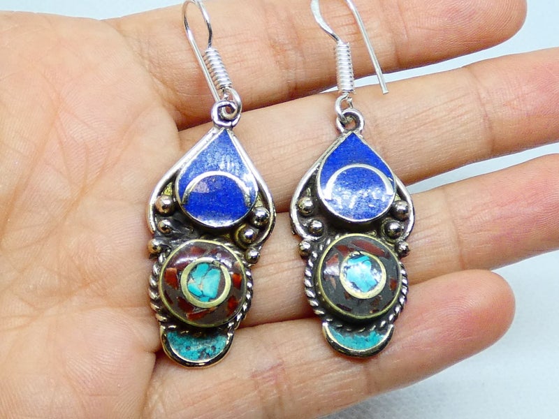 Nepalese Earring, Handmade and Traditional Carousel 8