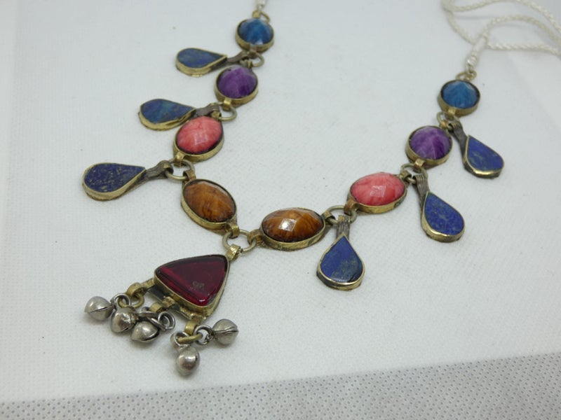 Afghan Tibetan Necklace, Handmade and Traditional Carousel 2