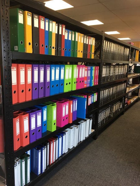 2m Office Shelving Carousel 2