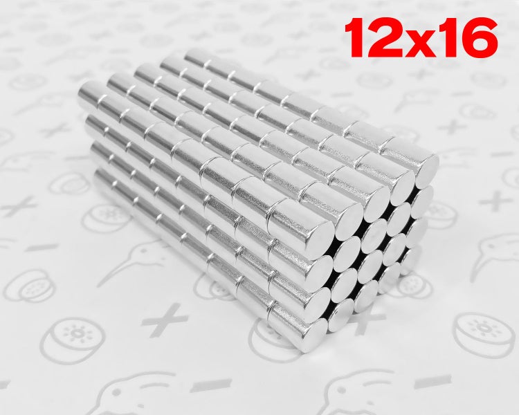 Neodymium Magnets: D12x16mm Cylinder Carousel 1