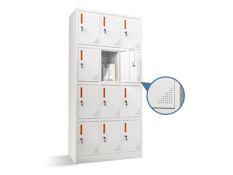 Locker 12 Doors Carousel 2