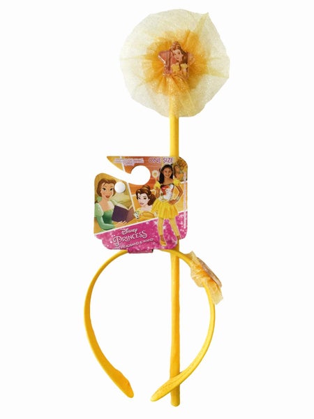 COSTUME ACCESSORY BELLE HEADBAND AND WAND - CHILD Carousel 1