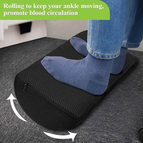 Semicircle Foot Rest Pad Slow Rebound Leg Pad Office Ottoman Side Sleeping Knee Carousel 5