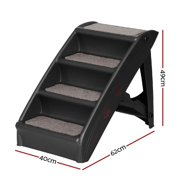 Dog Ramp for Bed Sofa Car Pet Steps Stairs Ladder Indoor Foldable Portable Carousel 2