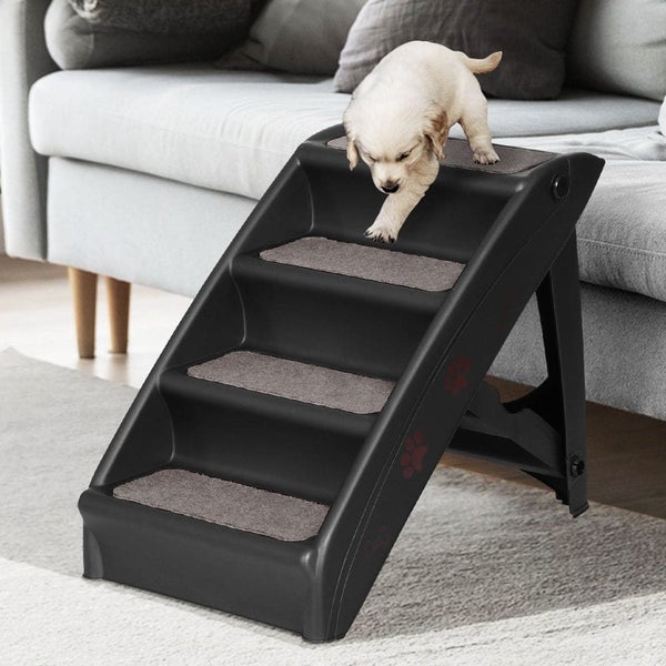 Dog Ramp for Bed Sofa Car Pet Steps Stairs Ladder Indoor Foldable Portable Carousel 5