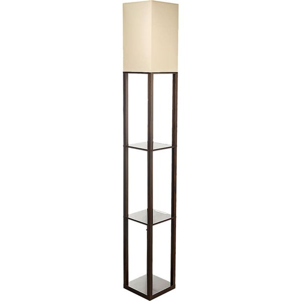 Shelf Floor Lamp - Shade Diffused Light Source with Open-box Shelves Carousel 1